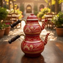 Bakır Mine Işleme Büyük Çaydanlık