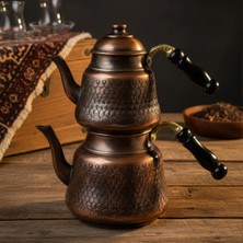 Bakır Anadolu Çaydanlık
