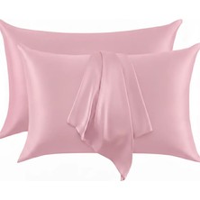 Nomads Felt %100 Pembe İpek Yastık Kılıfı (1 Adet) | 50X70 cm | Nomads Felt