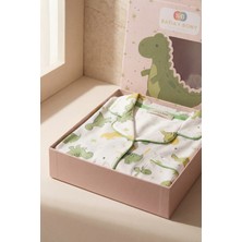 Erkek Çocuk Dinozor Desenli Kutulu Pijama Takımı