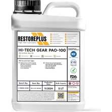 Restoreplus Hı-Tech Gear PAO-100 | Pao Sentetik Dişli Yağları (5 Lt)