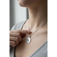 Medo E-Konsept ♒ Kova Burcu Gümüş Kaplama Çelik Kolye | CNC Kazımalı Özel Tasarım | Son 2 Adet Tükenmeden Al ✨