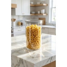 Acar Mirage Borosilikat Cam Kavanoz Gri - 950 ml