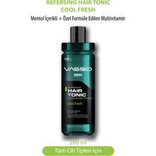 Vasso Mentol Ve Multivitaminli Ferahlatıcı Saç Toniği - Hair Tonic 260 ml 8699216347713