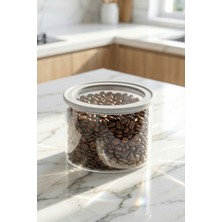 Acar Mirage Borosilikat Cam Kavanoz Gri - 750 ml