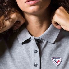 Rossignol Logo Polo Kadın Gri Polo Tişört