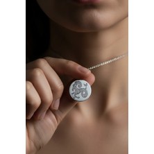 Medo E-Konsept Oğlak Burcu Azmini Yansıtan Kolye | Gümüş Kaplama Çelik Kolye-Son 2 Adet