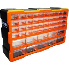 Shopwave 50Lİ Mega 10BYK+40KÇK Monoblok Drawer Çekmece Seti 62X15.7X36CM Herhangi Bir Renk Gönderilir (5047)