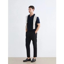 LC Waikiki Lacivert Slim Fit Poliviskon Erkek Pantolon