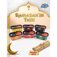 6 Çeşit 300GR. Meyveli Hazır Osmanlı Macunu Seti Çikolata Dahil - 60 Adet Macun Çubuğu Hediyeli