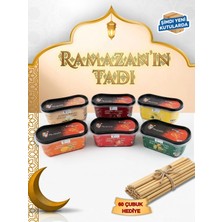 6 Çeşit 300GR. Meyveli Hazır Osmanlı Macunu Seti Vanilya Dahil - 60 Adet Macun Çubuğu Hediyeli