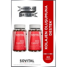 SOVITAL Red Carpet- Yaşlanma Karşıtı Kolajen Güçlendirici x 2 Adet