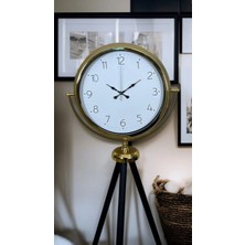 Mey İthalat Mey Ithalat® Gold Premium Dekoratif Tripod Ayaklı Saat