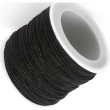 Norino Paraşüt Ipi, Bileklik-Kolye Örgü Ipi 1 mm 50 Metre Siyah