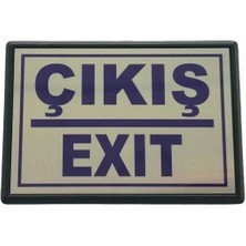 Butik Mey Ithalat® Cemax Yönlendirme Büyük Çıkış (Exit) 13X8,5 cm