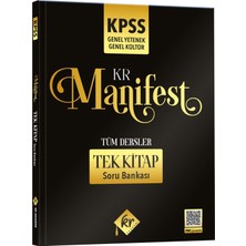 Kr Akademi Yayınları Kpss Genel Yetenek Genel Kültür Manifest Tüm Dersler Tek Kitap Soru Bankası
