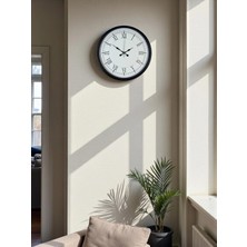 Mey İthalat Mey Ithalat® 36 cm Siyah Asil Roma Rakamlı Duvar Saati