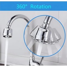 Mutfak Bataryası Başlığının Değiştirilmesi, 2 Fonksiyon Modu Krom Mutfak Bataryası Için Sprey Başlığını Çekin, Mutfak ve Banyo Lavabosu Için 360 ° Dönebilen Musluk Bataryası Ek Spreyi