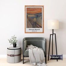 Akıllı Kağıt Çığlık Tablo - Poster Dünyaca Ünlü ( Model-13)