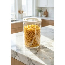 Acar Mirage Borosilikat Cam Kavanoz Krem - 950 ml