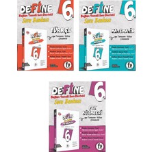 Günay Yayınları Fi Yayınları 6. Sınıf Define Türkçe + Matematik + Fen Soru Bankası