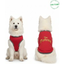 Gobo The Patron Desenli Kedi ve Köpek Kıyafeti–sevimli Evcil Hayvan Tişörtü Elbisesi , Farklı Renkler