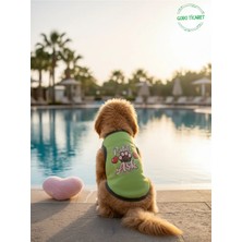 Gobo Patili Aşk Desenli Kedi ve Köpek Kıyafeti–sevimli Evcil Hayvan Tişörtü Elbisesi , Farklı Renk