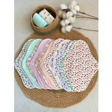 ECOSOFT Yıkanabilir Doğal Kadın Pedi Normal 6'lı  Pamuk ve Bambu