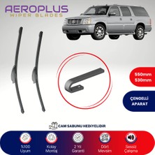 Aeroplus Cadillac Escalade 2001-2006 Muz Silecek Takımı