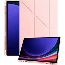 GRAYLINE Line  Samsung Galaxy Tab A11 Kalemlikli Mars Tablet Kılıfı - Rose Gold Uygun