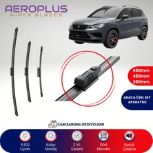 Aeroplus Cupra Ateca 2016-2024 Ön Arka Muz Silecek Takımı