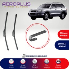 Aeroplus Hyundai Santa Fe 2000-2005 Muz Silecek Takımı