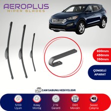 Aeroplus Hyundai Santa Fe 2012-2020 Ön Arka Muz Silecek Takımı