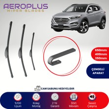 Aeroplus Hyundai Tucson 2015-2020 Ön Arka Muz Silecek Takımı