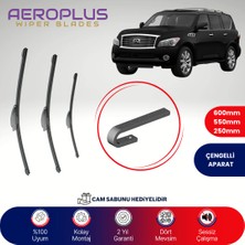 Aeroplus Infiniti QX56 2008-2014 Ön Arka Muz Silecek Takımı