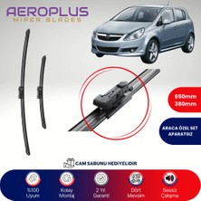 Aeroplus Opel Corsa D 2006-2014 Muz Silecek Takımı