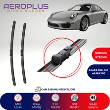 Aeroplus Porsche 911 2011-2020 Muz Silecek Takımı