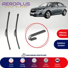 Aeroplus Chevrolet Cruze 2009-2014 Muz Silecek Takımı