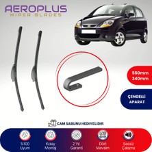 Aeroplus Chevrolet Spark 2005-2009 Muz Silecek Takımı