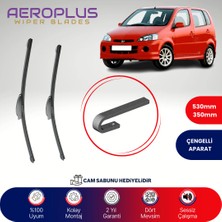 Aeroplus Daihatsu YRV 2000-2005 Muz Silecek Takımı