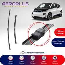 Aeroplus BMW İ3 2013-2022 Muz Silecek Takımı