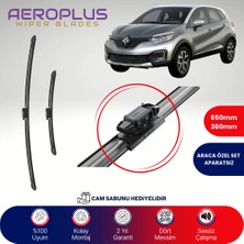 Aeroplus Renault Captur 2016-2019 Muz Silecek Takımı