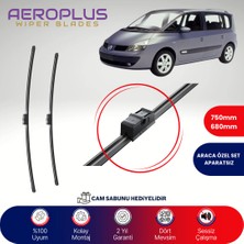 Aeroplus Renault Espace 4 2002-2015 Muz Silecek Takımı