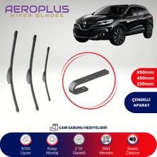 Aeroplus Renault Kadjar 2015-2022 Ön Arka Muz Silecek Takımı