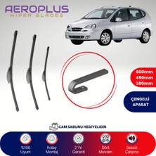 Aeroplus Chevrolet Rezzo 2005-2009 Ön Arka Muz Silecek Takımı