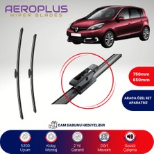 Aeroplus Renault Scenic 3 2009-2016 Muz Silecek Takımı