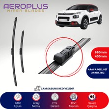 Aeroplus Citroen C3 2016-2023 Muz Silecek Takımı