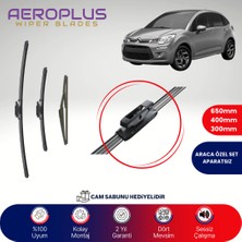 Aeroplus Citroen C3 2009-2016 Ön Arka Muz Silecek Takımı