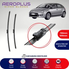 Aeroplus Citroen C4 1 2004-2012 Muz Silecek Takımı