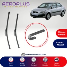 Aeroplus Kia Rio 2005-2011 Muz Silecek Takımı